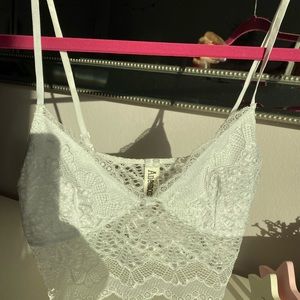 WHITE BRALET